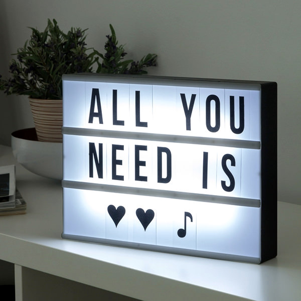 LED tabule s podsvícením